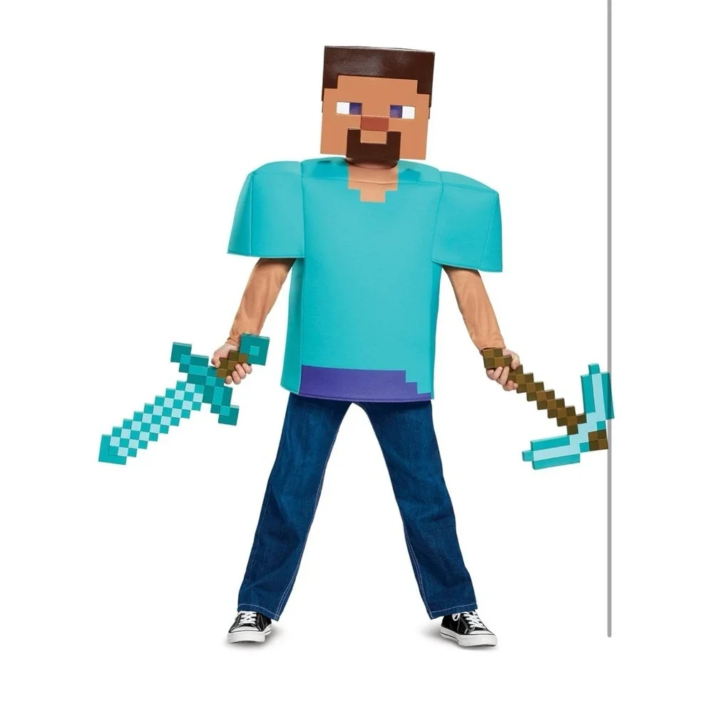 Minecraft Pickaxe Sword Toy Costume Prop 15.75
